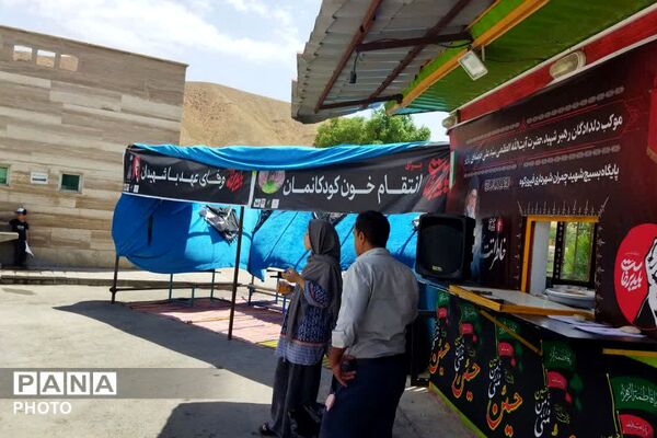 خداحافظ ای خادمِ دین و ملت؛ موکب «دلدادگان رهبر شهید» در فیروزکوه 
