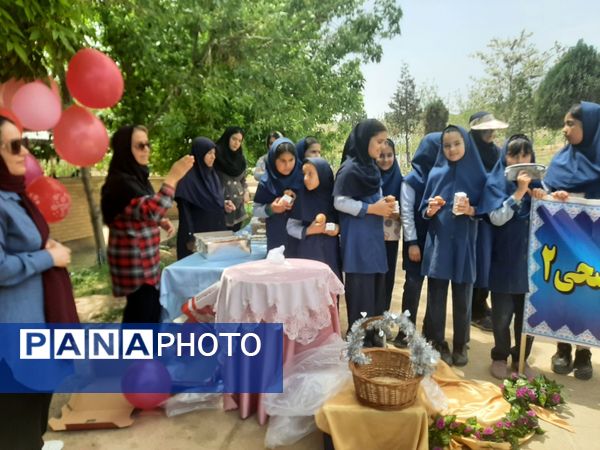 اردوی دانش‌آموزان مدرسه هیأت امنایی ضحی ۲ در روستای زوارم شیروان