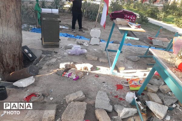  مراسم سوگواری در مزار شهدا برای عاشورای حسینی در شهر قدس