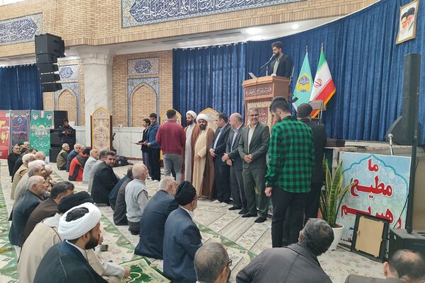 نماز جمعه این هفته باقرشهر با حضور پرشور دانش‌آموزان