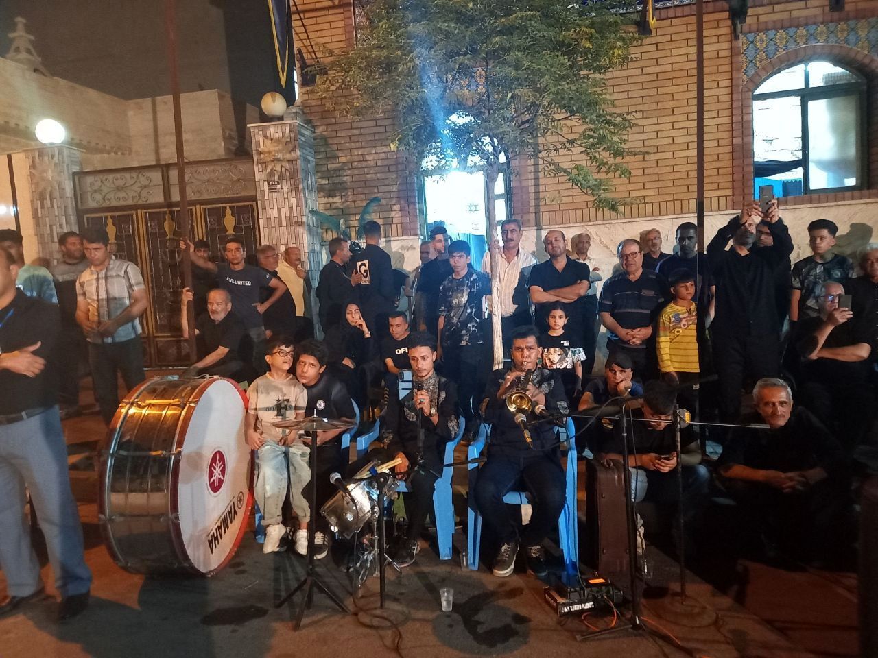 مراسم تعزیه خوانی شهادت حضرت عباس  در قیامدشت