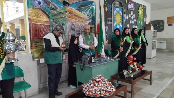 مدرسه سیدالشهداء ۲ مهاجران، میزبان خادمان امام رضا (ع)