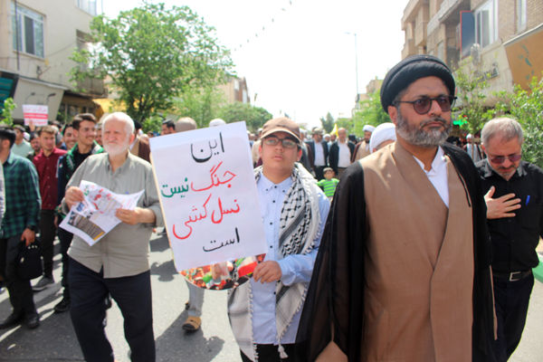 اعلام انزجار مردم قم از جنایات رژیم صهیونیستی در جمعه خشم