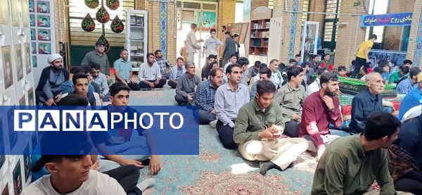 حضور ۲۰۰ نفر از بسیجیان نورآباد در یادمان شهدای عملیات مرصاد