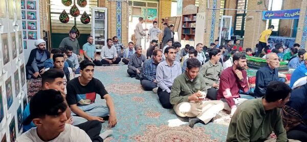 حضور ۲۰۰ نفر از بسیجیان نورآباد در یادمان شهدای عملیات مرصاد