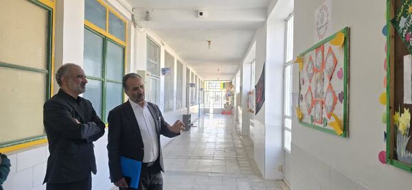  بازدید سرگروه پرورشی استان یزد در مدارس شهرستان بافق