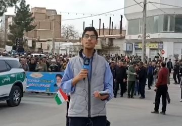 روایتِ میدانیِ خبرنگار دانش‌آموزانِ سرخسی از حماسه یوم‌الله ۲۲ بهمن