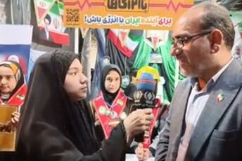 نقش‌آفرینی دانش‌آموزان پیشتاز در غرفه «با انرژی‌ها» 
