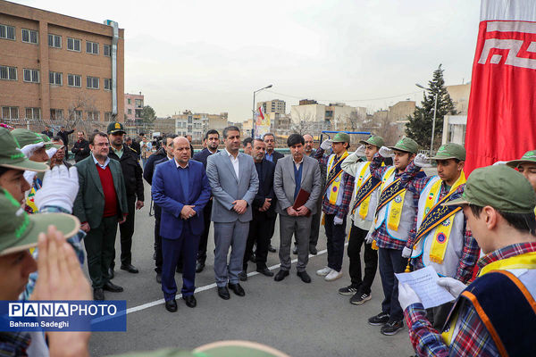 افتتاحیه مسابقات ورزشی بین مدرسه‌ای جام اقتدار ایران
