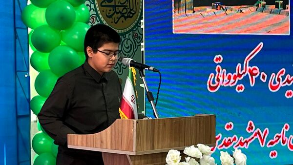 افتتاح پنل خورشیدی ۴۰ کیلوواتی در اداره آموزش و پرورش ناحیه ۷ مشهد