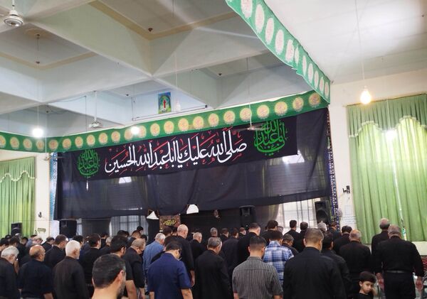 مراسم عاشورای حسینی در مسجد شهدای گمنام نیشابور 