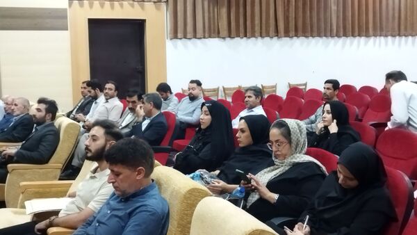  نشست خبری هفته دولت فرماندار اسکو
