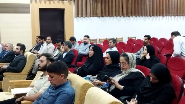  نشست خبری هفته دولت فرماندار اسکو