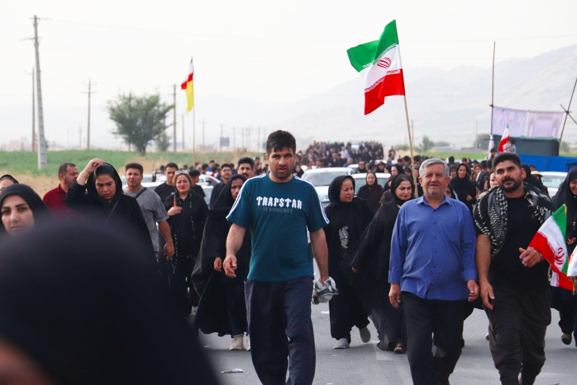 طنین نام حسین در سپیده‌دم باشت؛ از میدان خروجی تا آستانه‌ سیدمحمد