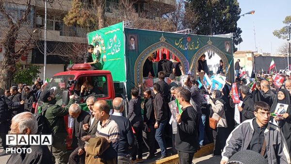 وداع با شهدای مدافع اقتدار وطن در شیراز