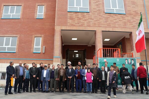 آیین افتتاح مدرسه ۱۴ کلاسه روستای خیرآباد