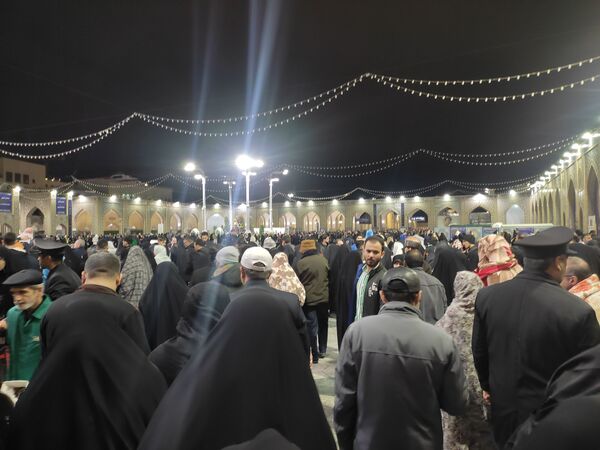 مراسم احیا در شب ۲۳ ماه رمضان در حرم مطهر رضوی 
