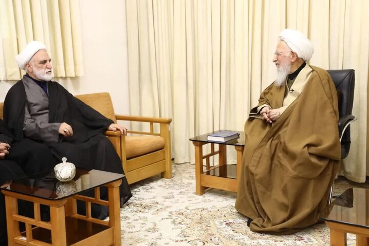 دیدار رئیس قوه قضائیه با آیت‌الله جوادی آملی
