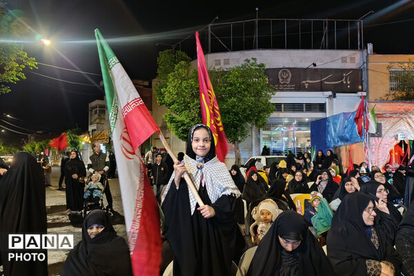 همایش دختران جان‌فدای آباده در میدان مقاومت