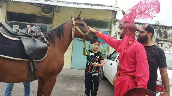 پیاده‌روی عزاداران زینبی در قائمشهر