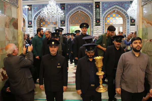 آیین سیاهپوشان حرم مطهر حضرت فاطمه معصومه(س)