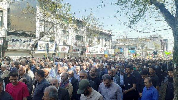 راهپیمایی روز قدس در قائمشهر