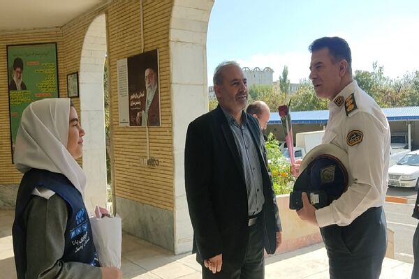 دیدار مدیرکل آموزش وپرورش اردبیل با فرمانده نیروی انتظامی استان 