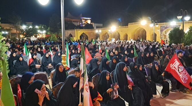 بزرگداشت شهادت قائد امت در شهر خیمه‌های برافراشته
