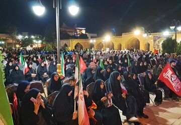 بزرگداشت شهادت قائد امت در شهر خیمه‌های برافراشته