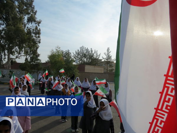 نشاط و شادابی دانش‌آموزان در مدرسه شهید هاشمی‌نژاد خاتم