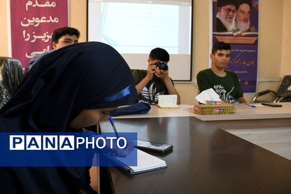 کارگاه خبرنویسی ویژه دانش‌آموز خبرنگاران پانای خوزستان
