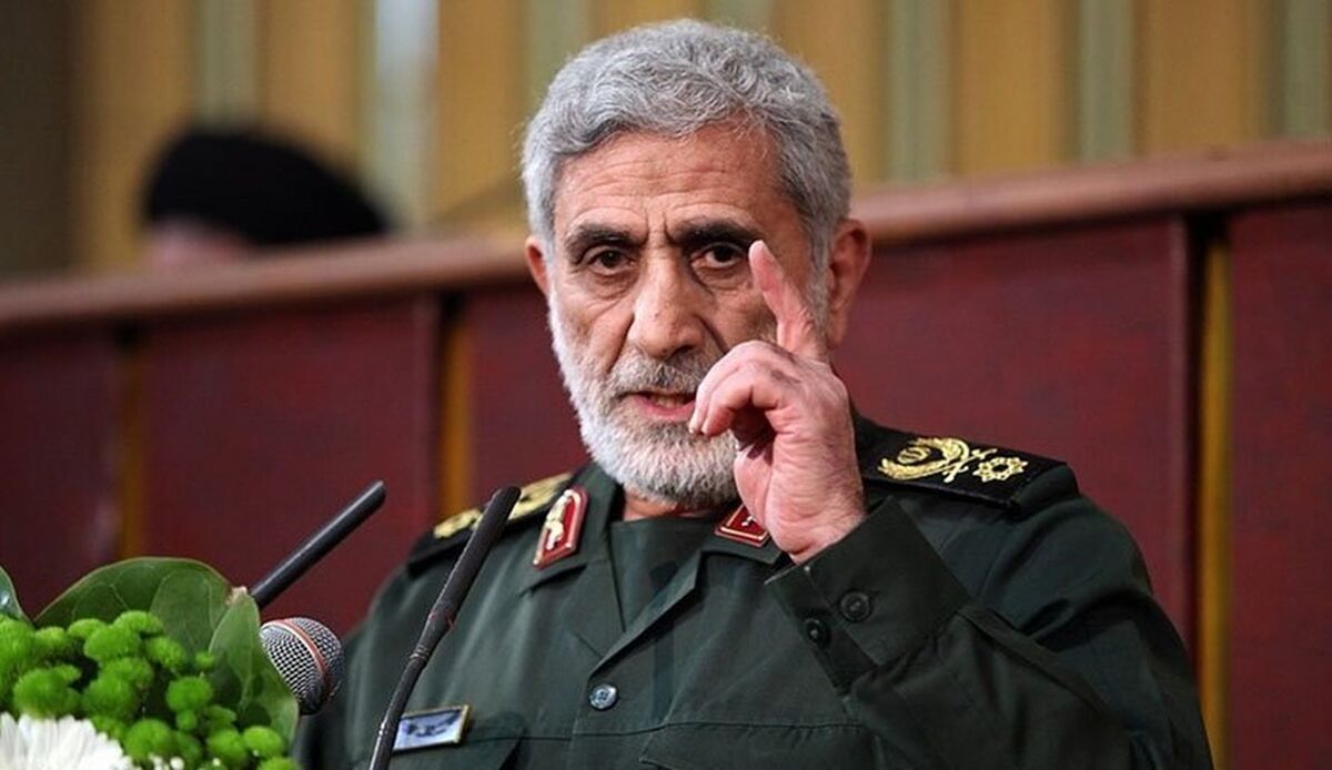 هشدار فرمانده نیروی قدس سپاه: اسرائیل به نقطه قبل از جنگ ۴۰ روزه عقب‌نشینی کند