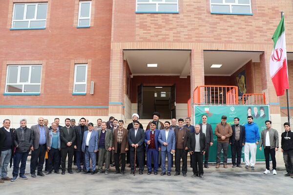 آیین افتتاح مدرسه ۱۴ کلاسه روستای خیرآباد