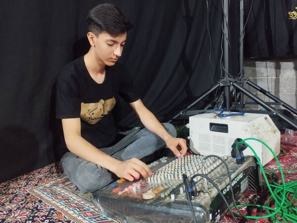 مراسم شب پنجم محرم در قروه