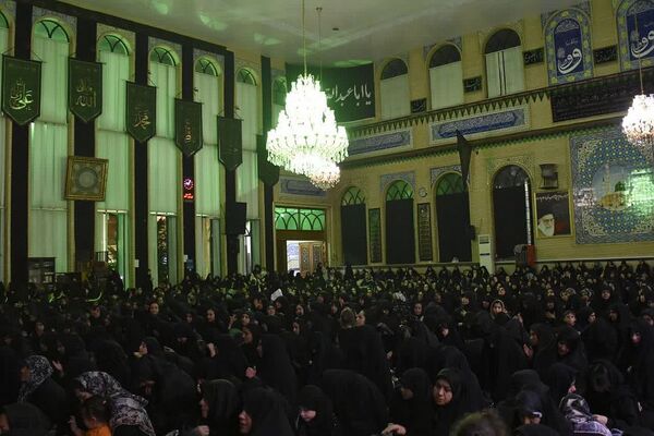 عزاداری ماه صفر در حسینیه محله قاضی شهرستان‌دماوند 