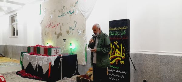 تشییع شهید گمنام در فین