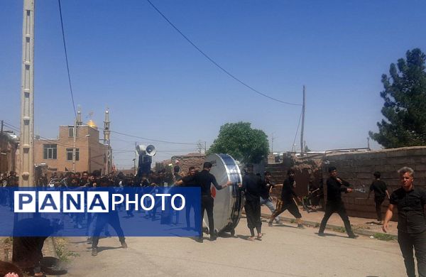 عزاداری روز عاشورای حسینی در روستای حسن آباد بلهر 