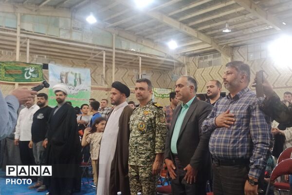 میزبانی شهرک ۲۳ از فرمانده لشکر در جشنِ ولایت؛ عید غدیر با طعم همدلی