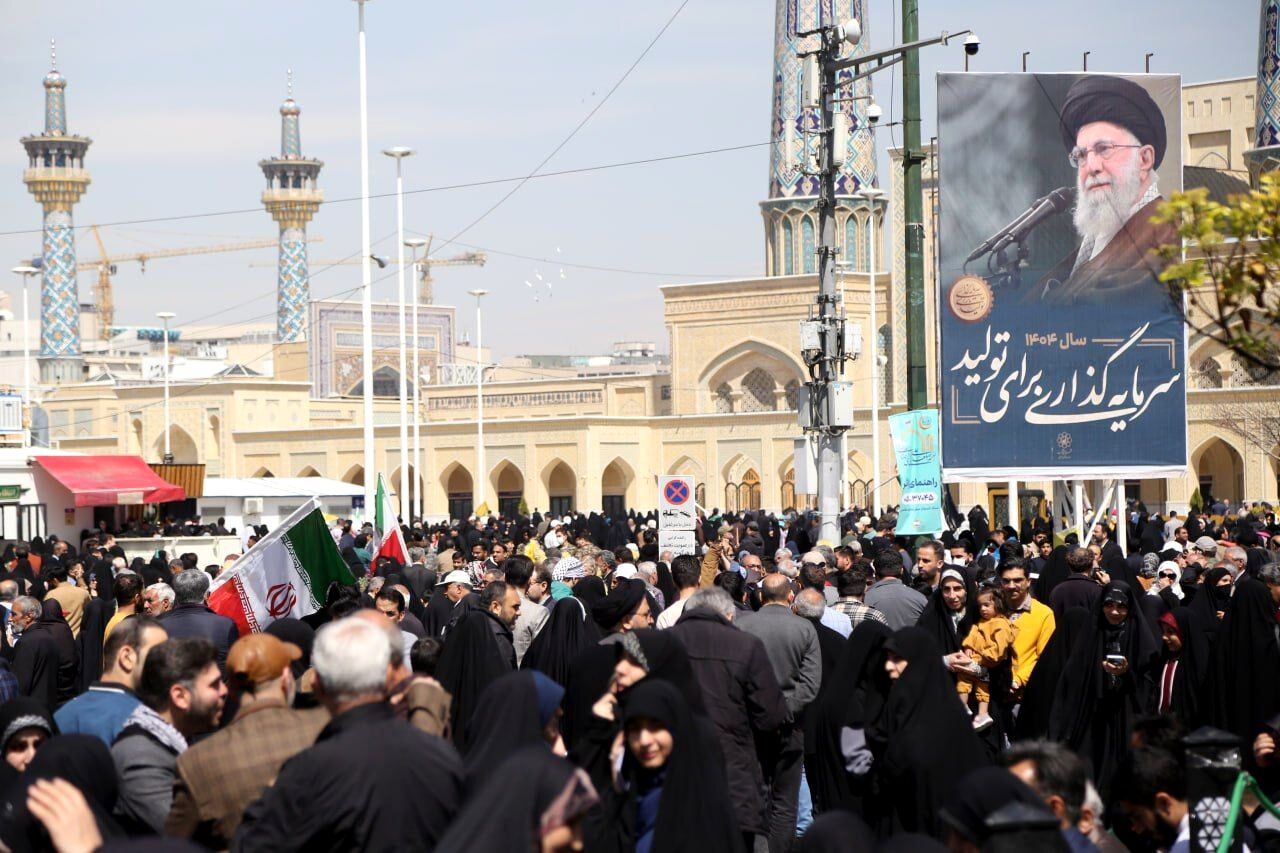 مشهد، حماسه‌ای به وسعت قدس؛ طنین فریاد مقاومت در خیابان‌ها
