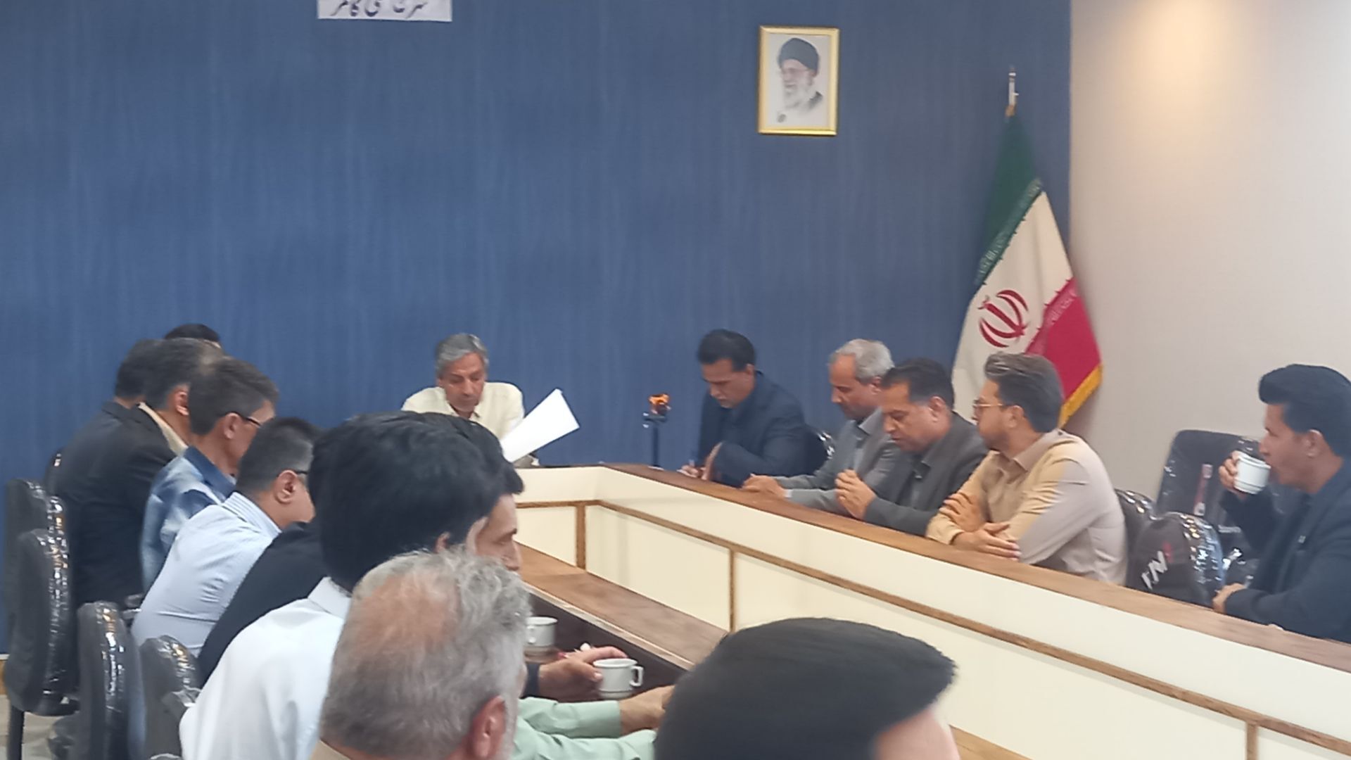 جلسه بررسی مشکلات زیر ساخت شهرک صنعتی کاشمر 
