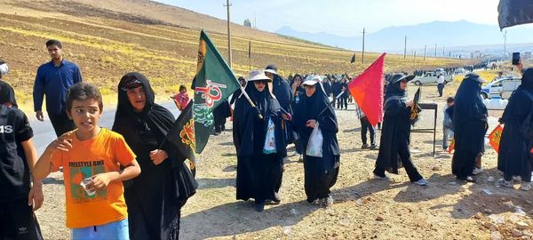 پیاده‌روی جاماندگان اربعین حسینی در نورآباد