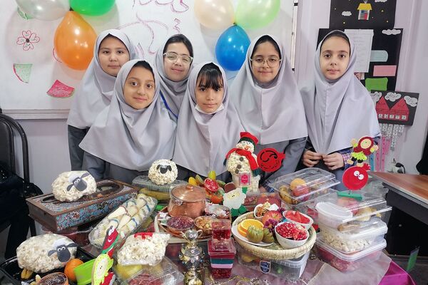 جشن شب یلدا در مدارس ناحیه دو شهرری 