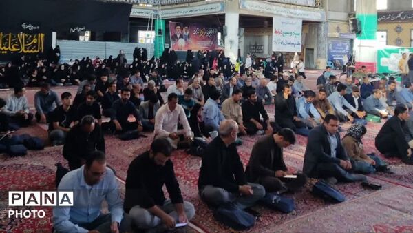 آیین باشکوه جاماندگان بدرقه رهبر شهید در نورآباد