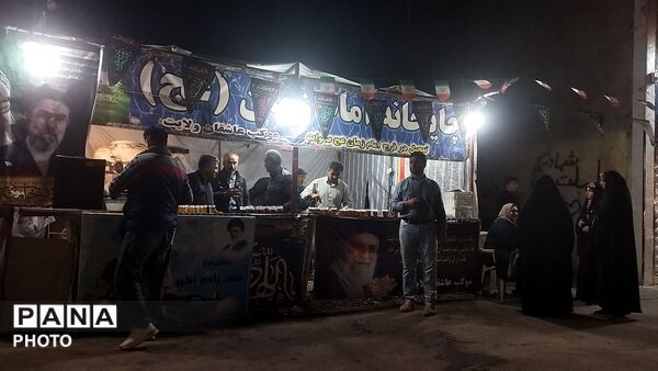 چایخانه امام زمان (عج) برای پنجاه و سومین شب میزبان مردم نیشابور شد 