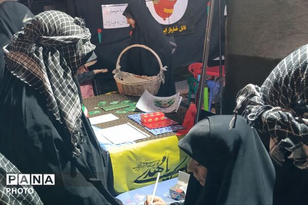 مراسم چهلمین روز شهادت دانش آموزان مدرسه شجره طیبه میناب در پردیس
