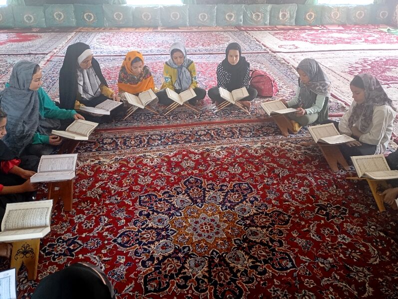 برگزاری کلاس تابستانی قرآن در روستای گزکوه