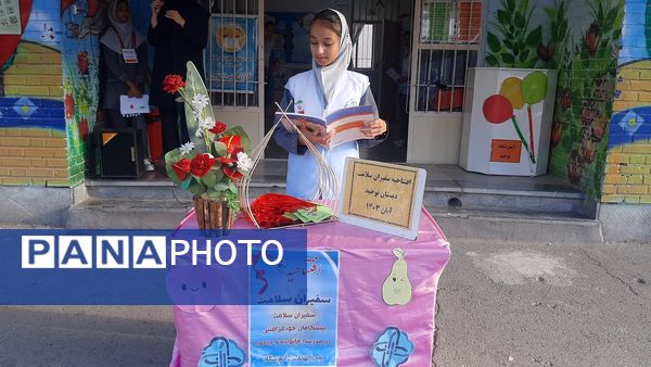 آیین افتتاحیه سفیران سلامت دبستان توحید کاشمر