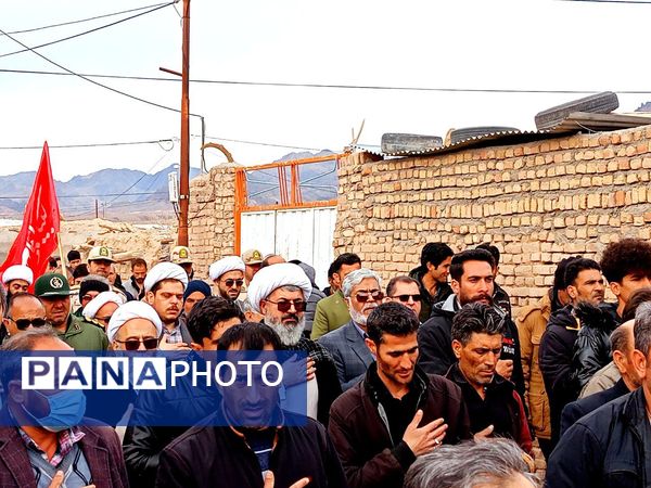 تشییع با شکوه شهید جوادحسن زاده شهید مرزبانی فراجا