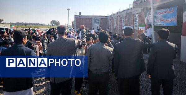 زنگ انقلاب در مدارس رودبار جنوب به صدا درآمد 