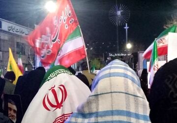 اجتماع پرشکوه مردم ولایتمدار نیشابور در شب قدر
